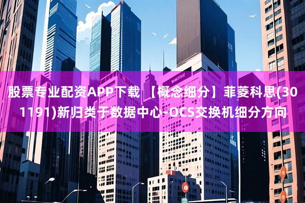 股票专业配资APP下载 【概念细分】菲菱科思(301191)新归类于数据中心-OCS交换机细分方向